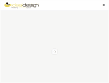 Tablet Screenshot of idealdesigninterior.com